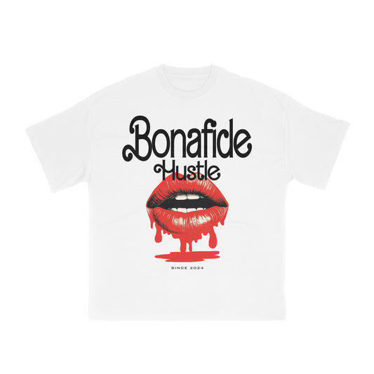 bonafide hustle lips classic fit t-shirt